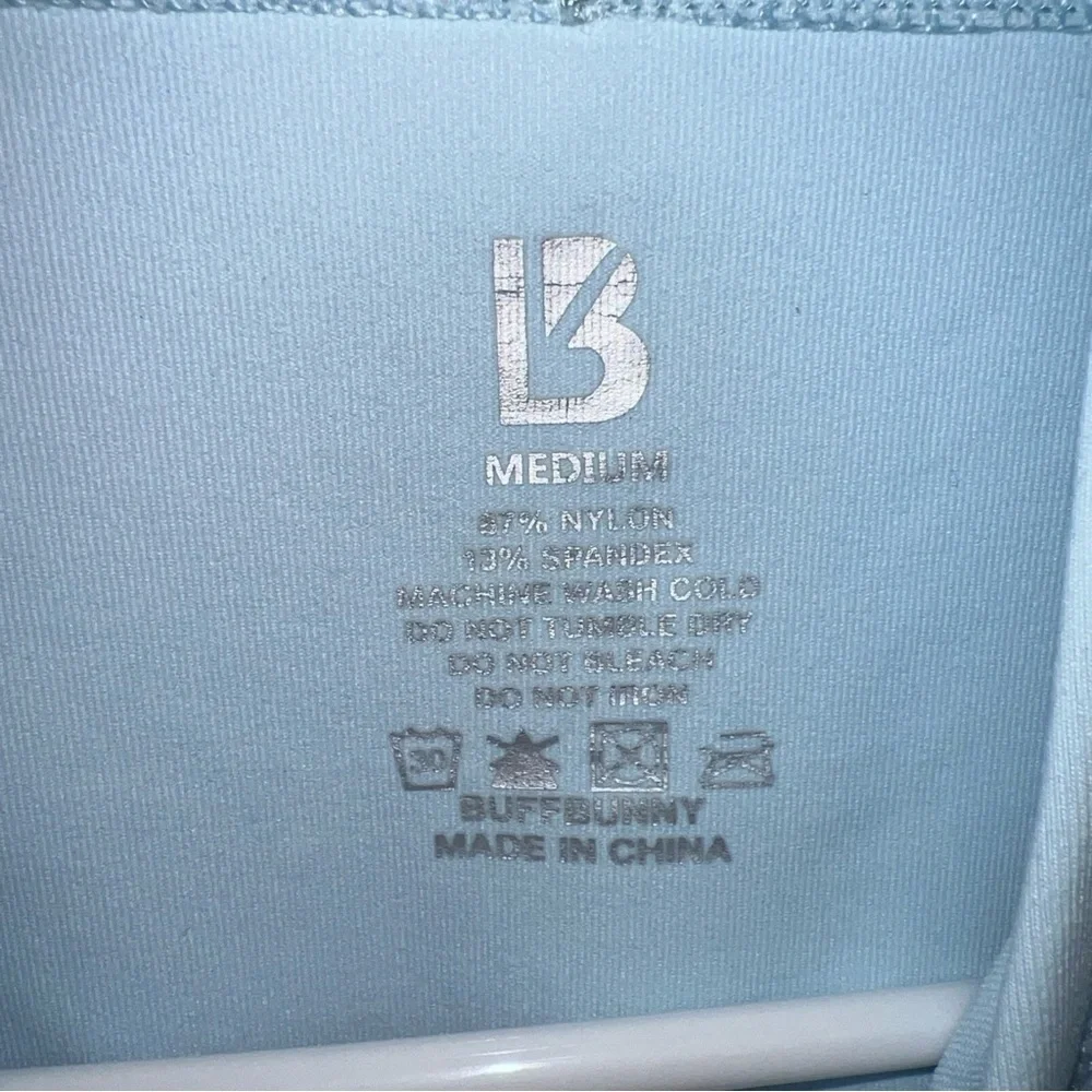 BuffBunny Light Blue Crop Top - Picture 4 of 5